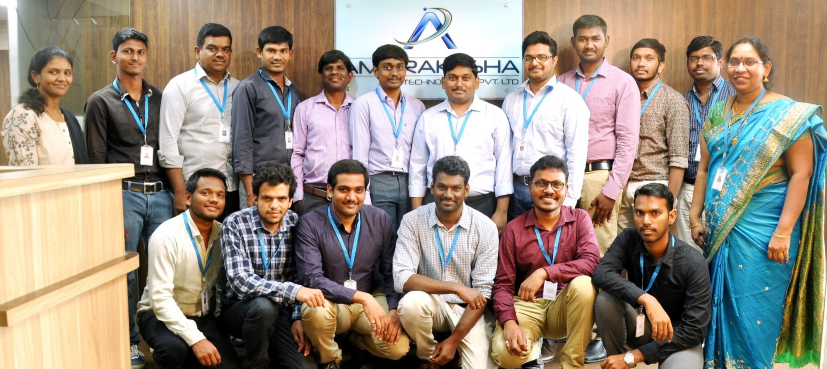 The Amarakosha team at the office